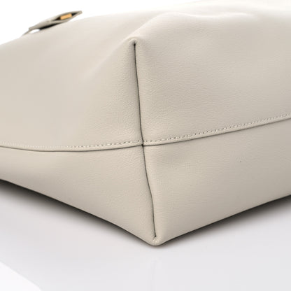 Saint Laurent Calfskin Large Shopping Tote Porcellana 9 of 12