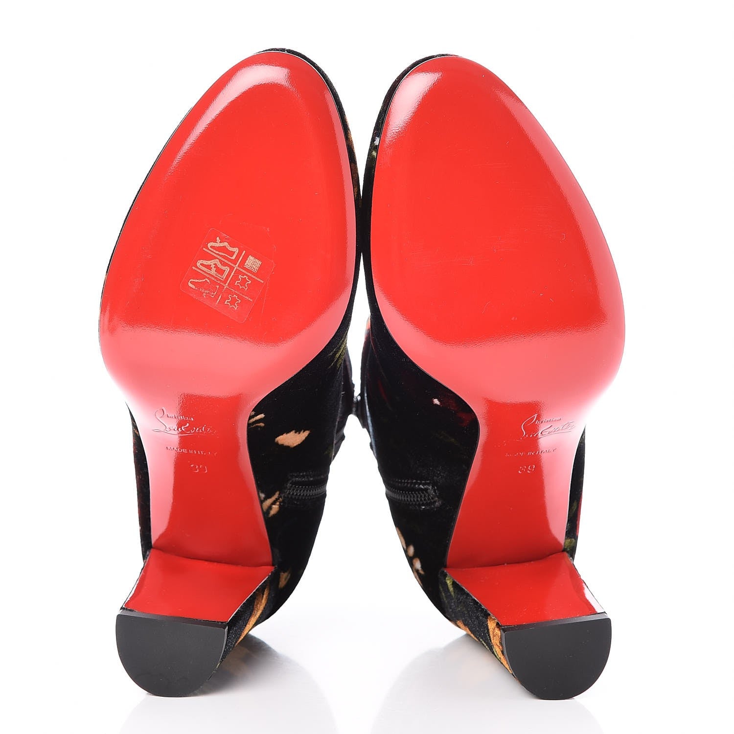 Christian Louboutin Veau Velours Moulamax 85 Booties 39 Black 6 of 8