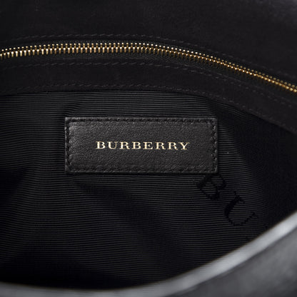 Burberry Signature Grain Medium Mildenhall Crossbody Bag Black 8 of 14