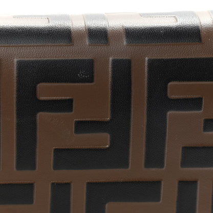 Fendi Vitello Cruise F is Fendi Bi-Color FF 1974 Embossed Medium Envelope Wallet On Chain Black Maya 11 of 14