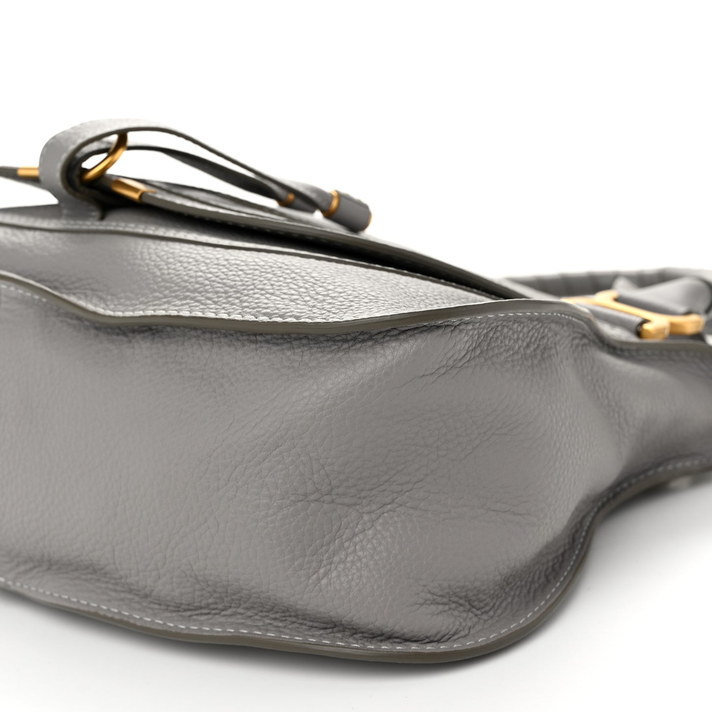 Calfskin Medium Marcie Satchel Cashmere Grey