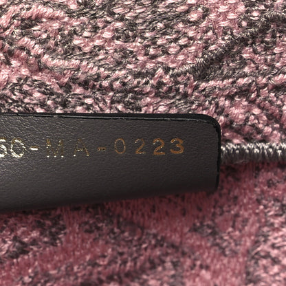 FASHIONPHILE Canvas Embroidered Small Dioriviera Toile De Jouy Book Tote Pink 7 of 10