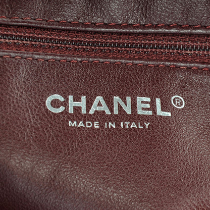 Chanel Lambskin CC Accordion Flap Navy 6 of 7