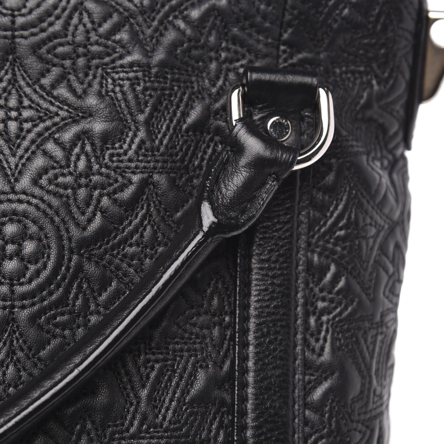 Louis Vuitton Monogram Lambskin Antheia Ixia MM Black 13 of 14