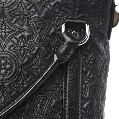 Louis Vuitton Monogram Lambskin Antheia Ixia MM Black 13 of 14