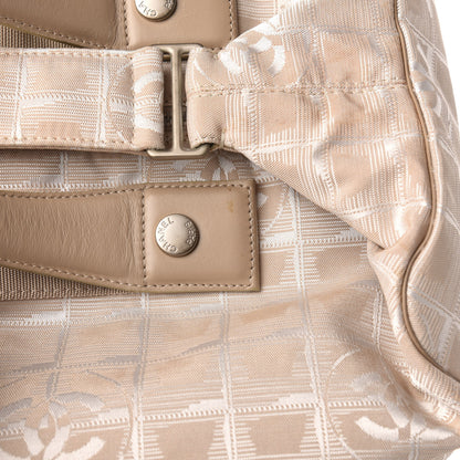 Chanel Nylon Travel Duffle Beige 9 of 11