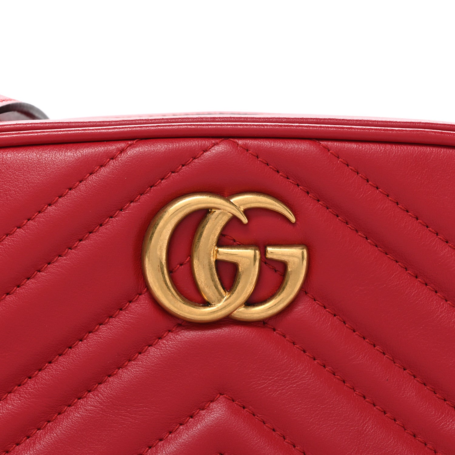 GUCCI ショルダーバッグ Certified Authentic Pre-Owned GUCCI Calfskin Matelasse Small GG