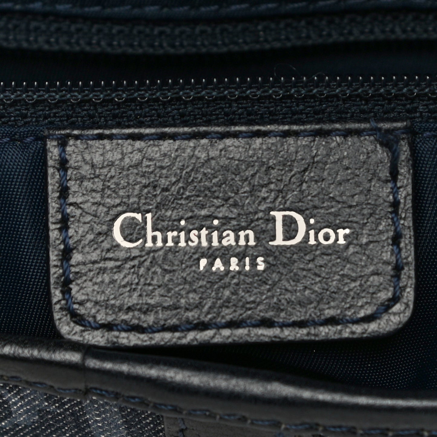Denim Monogram Flight Saddle Bag