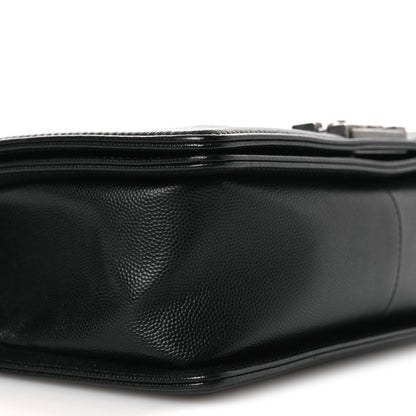Chanel Caviar Quilted Medium Boy Flap Black 9 of 10