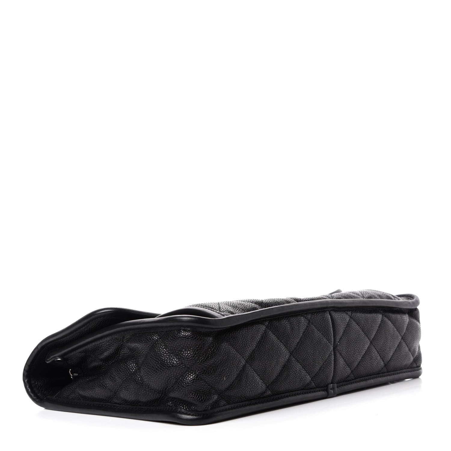Chanel Caviar Quilted Large French Riviera Flap Black 4 of 10