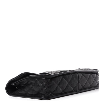 Chanel Caviar Quilted Large French Riviera Flap Black 4 of 10