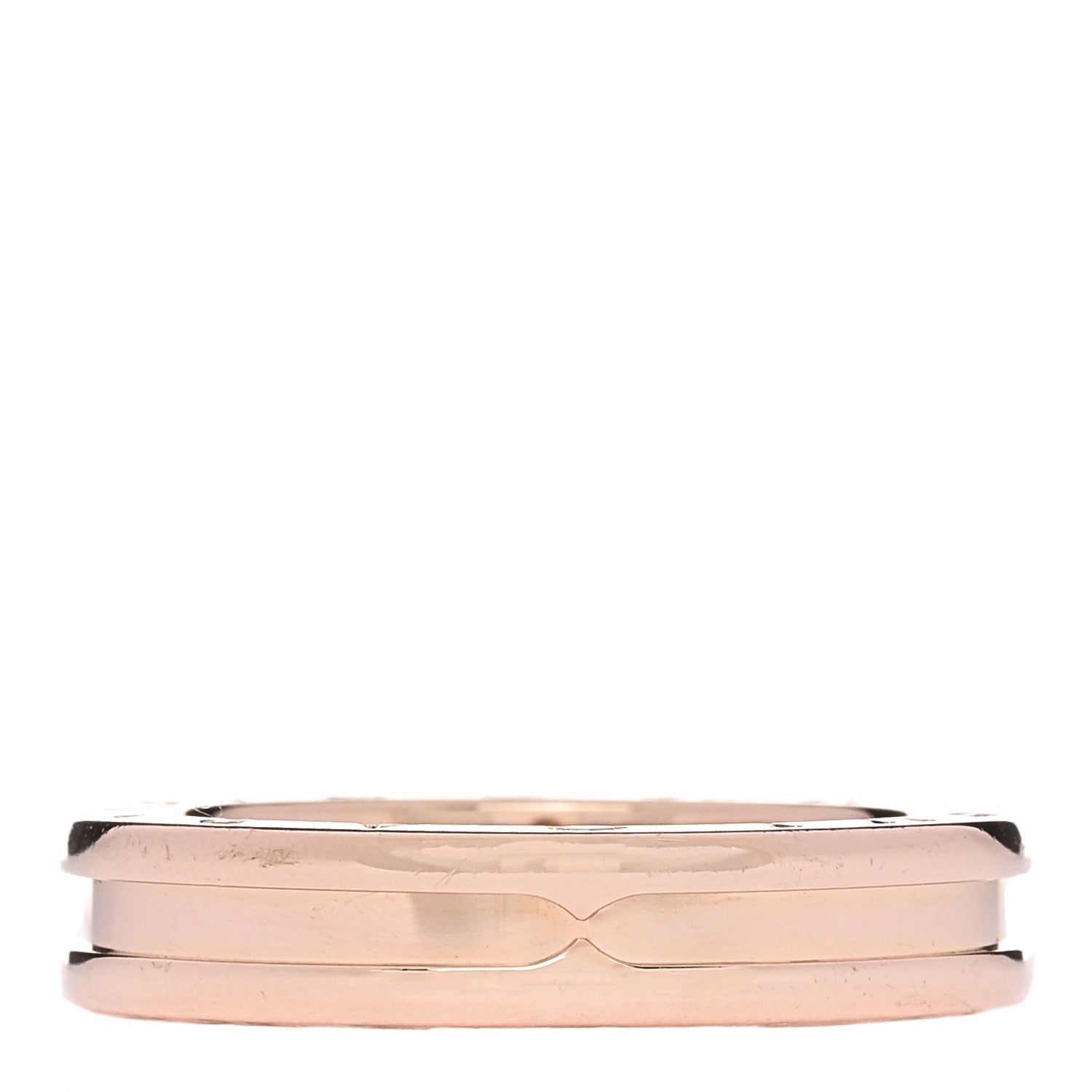 Bulgari 18K Rose Gold B.Zero1 One-Band Ring 57 8 1 of 5