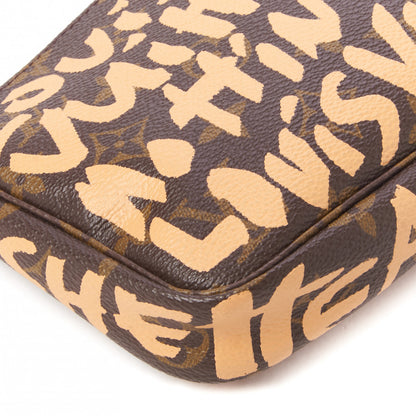 Louis Vuitton Monogram Graffiti Pochette Accessories Peach 6 of 8