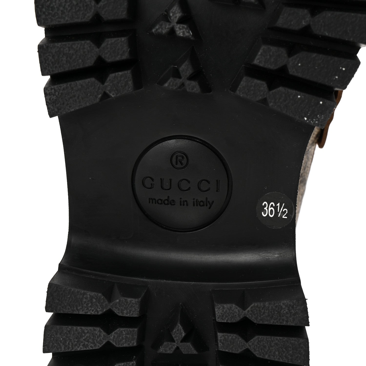Gucci GG Supreme Monogram Cordovan Lux Womens Harald Horsebit 25mm Platform Loafers 36.5 Beige Ebony 7 of 11