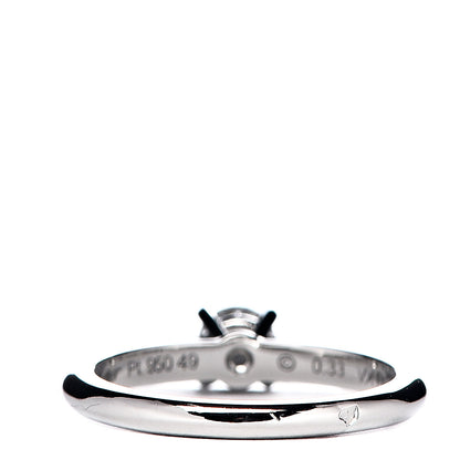 Cartier Platinum Diamond .33ct Solitaire 1895 Engagement Ring 49 4.75 4 of 7