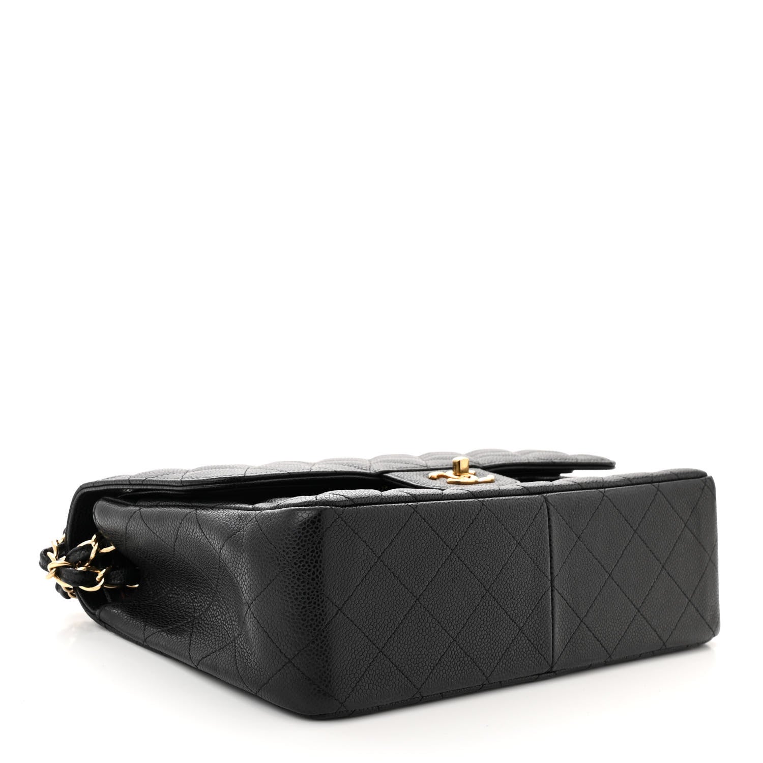 Chanel Caviar Quilted Jumbo Double Flap Black 4 of 11