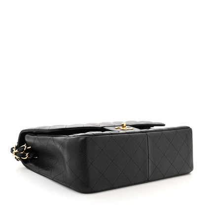Chanel Caviar Quilted Jumbo Double Flap Black 4 of 11