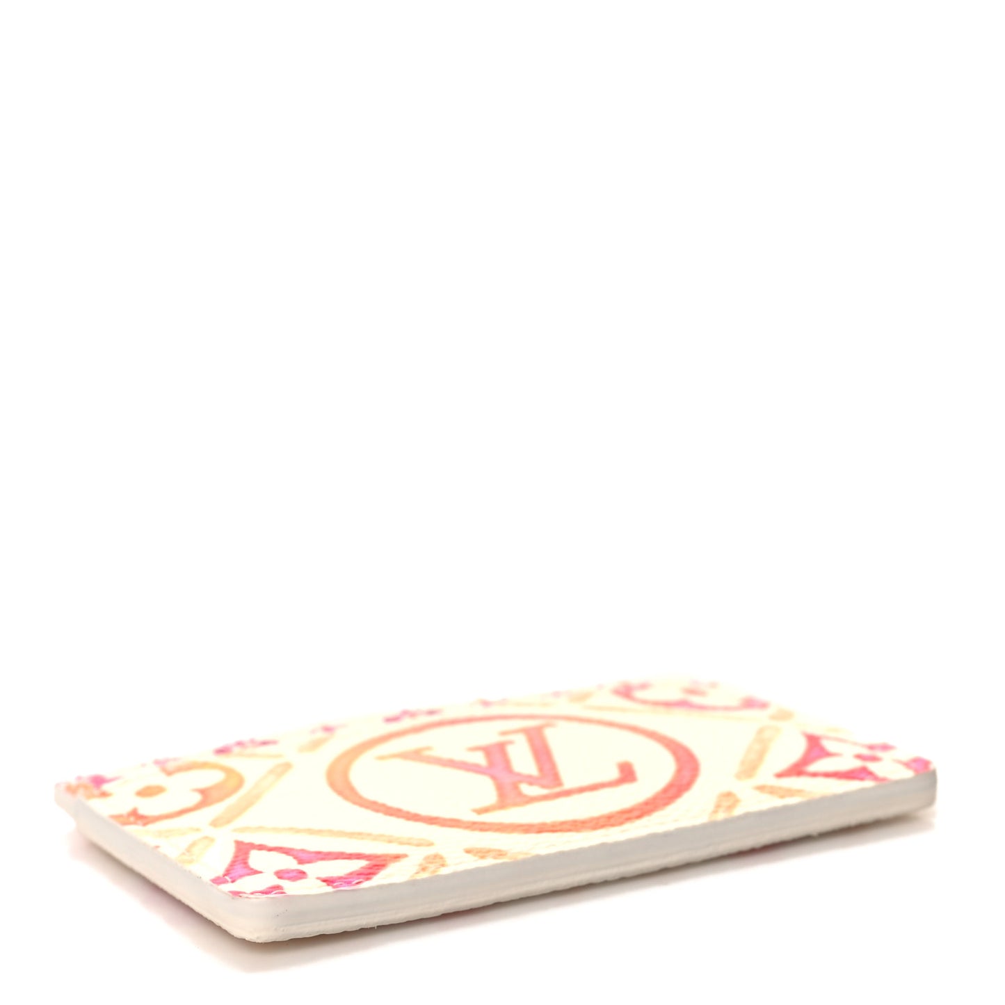 Monogram Tiles By The Pool Card Holder Coral