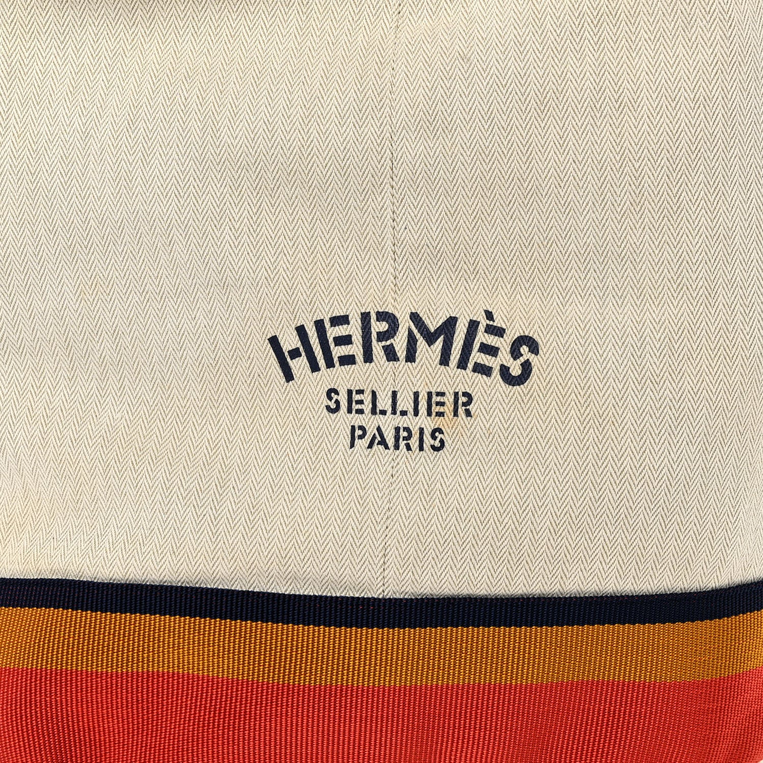 Hermes Toile Cavalier Tote 7 of 9