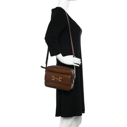 Gucci Azalea Calfskin Small Horsebit 1955 Shoulder Bag Brown Sugar 2 of 11