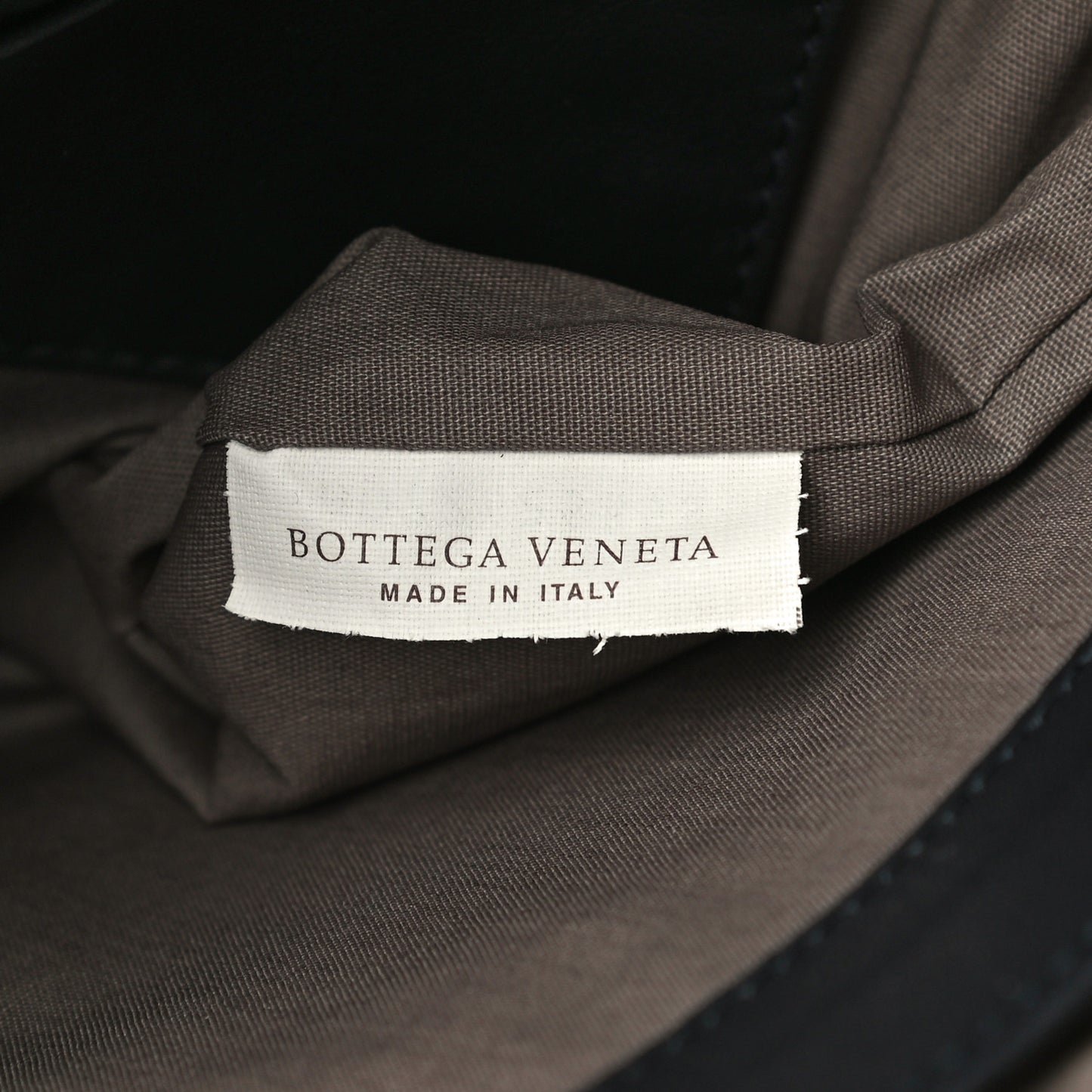 Nappa Intrecciato Large Flat Zip Biletto Pouch Black