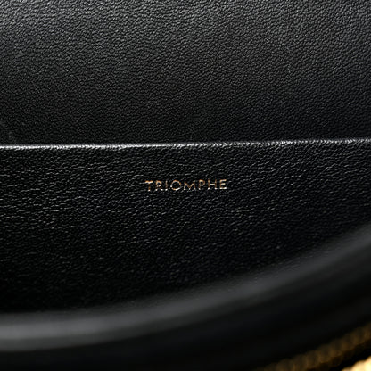 Celine Shiny Calfskin Large Triomphe Black 7 of 12