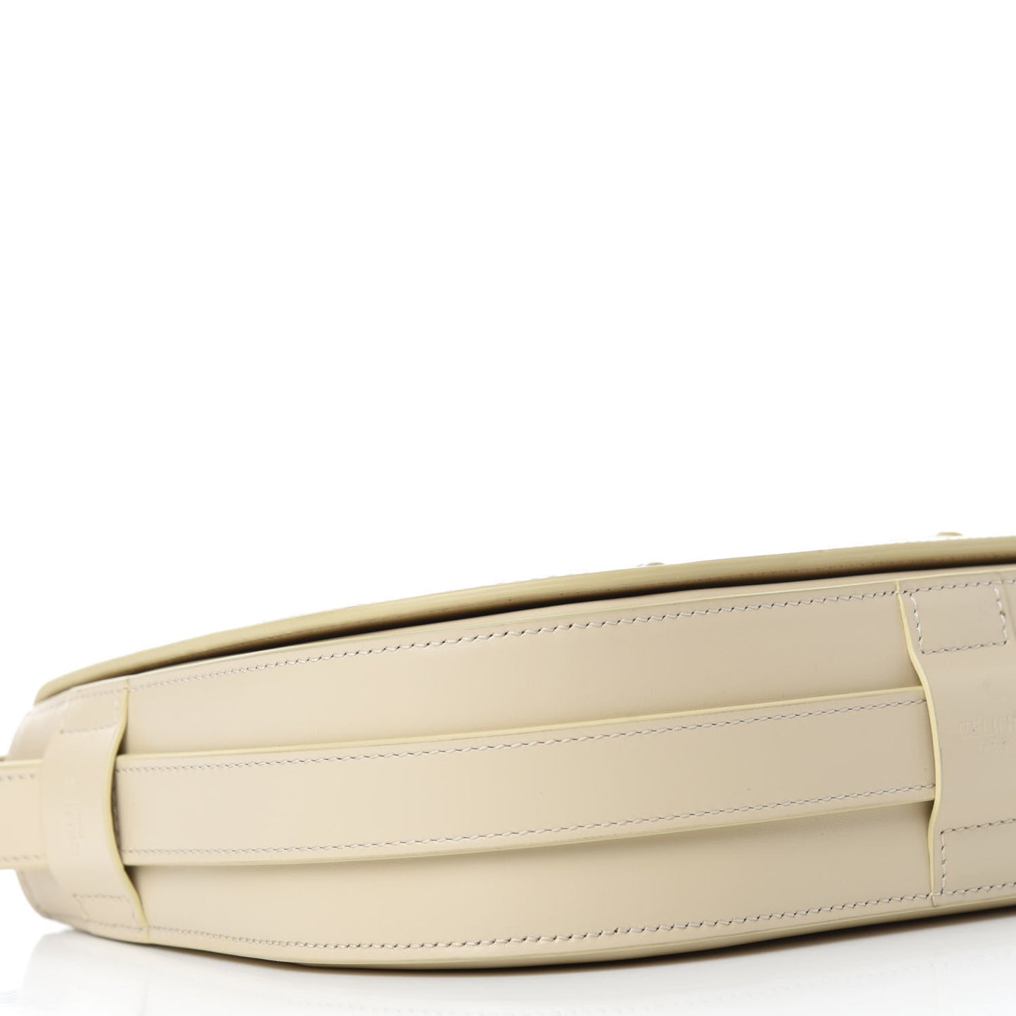 Shiny Calfskin Medium Maillon Triomphe Ivory