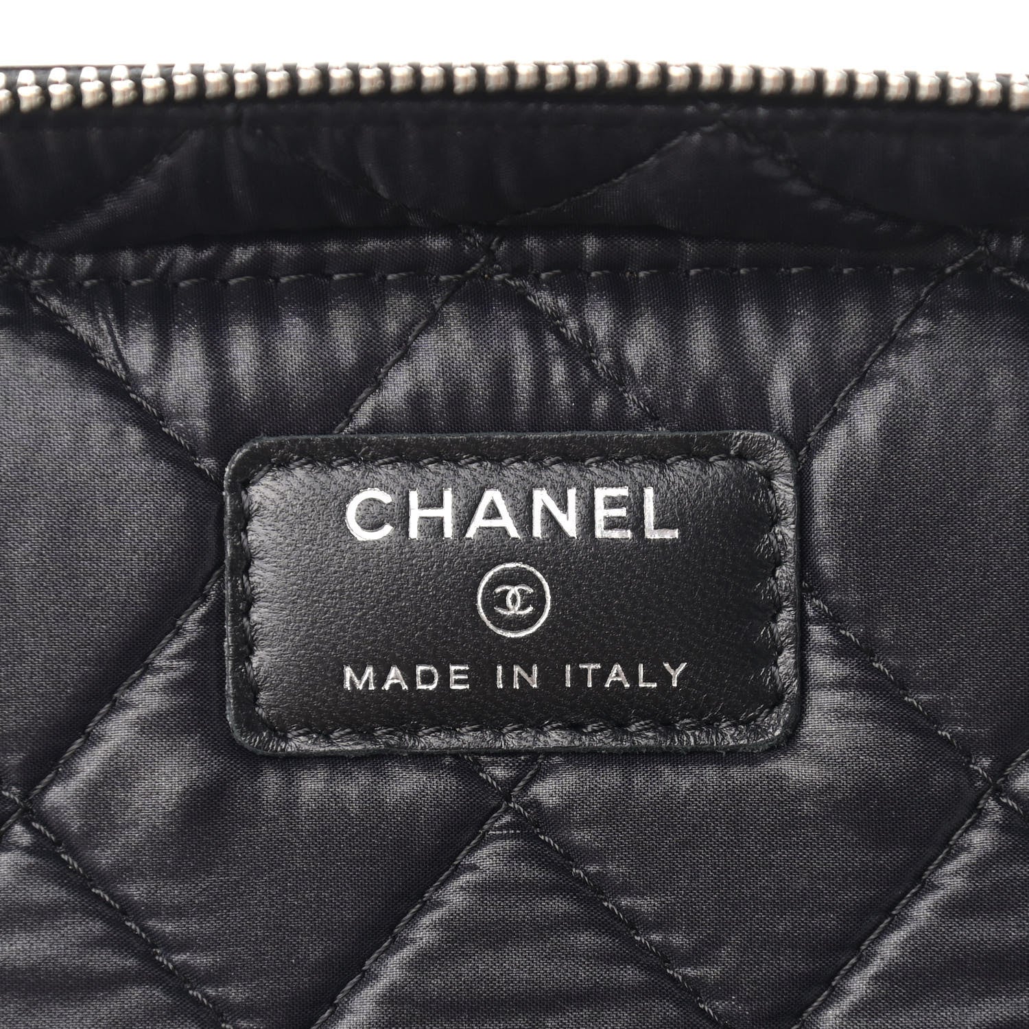 Chanel Lambskin Quilted Large Vanity Pouch Black 6 of 8