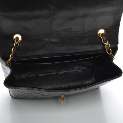 Chanel Lambskin Quilted Medium Single Flap Black 5 of 12