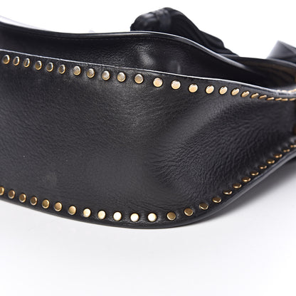 Chloe Calfskin Braided Small Hudson Shoulder Bag Black 15 of 19