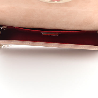 Christian Louboutin Patent Vero Dodat Clutch Nude 5 of 10