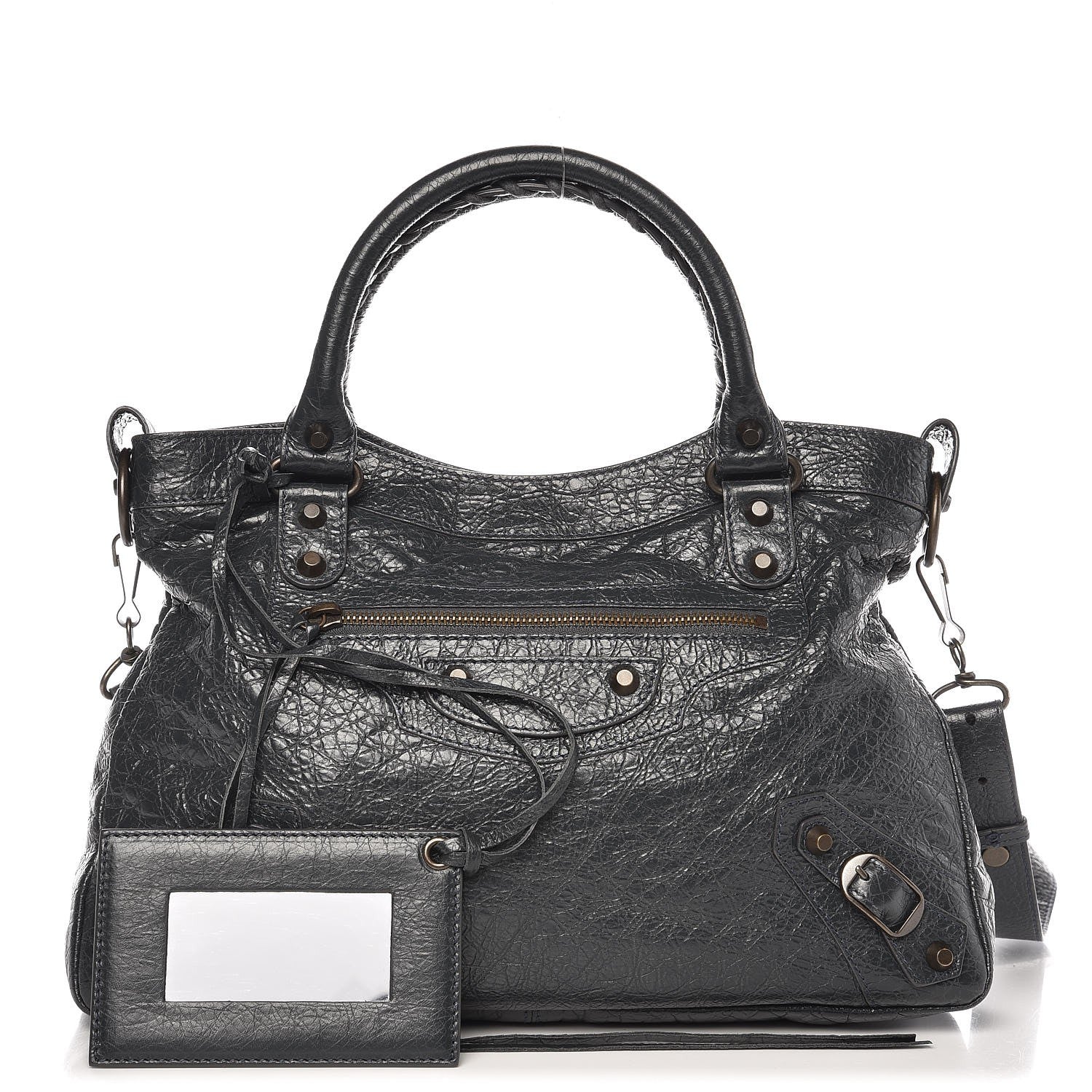 Balenciaga Agneau Classic Hardware Town Anthracite 1 of 8