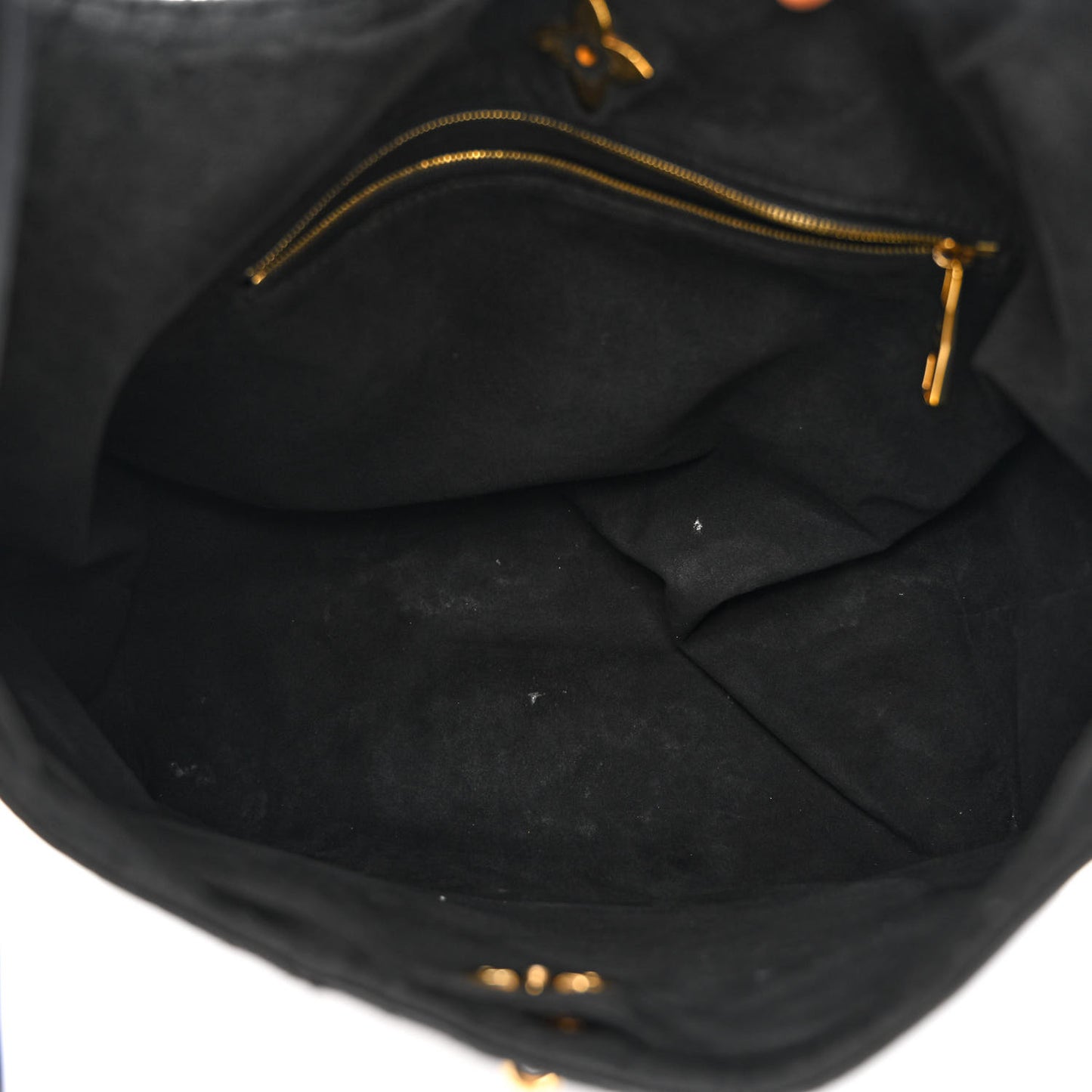 Monogram Flower Hobo Black
