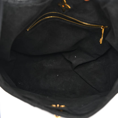Louis Vuitton Monogram Flower Hobo Black 5 of 18