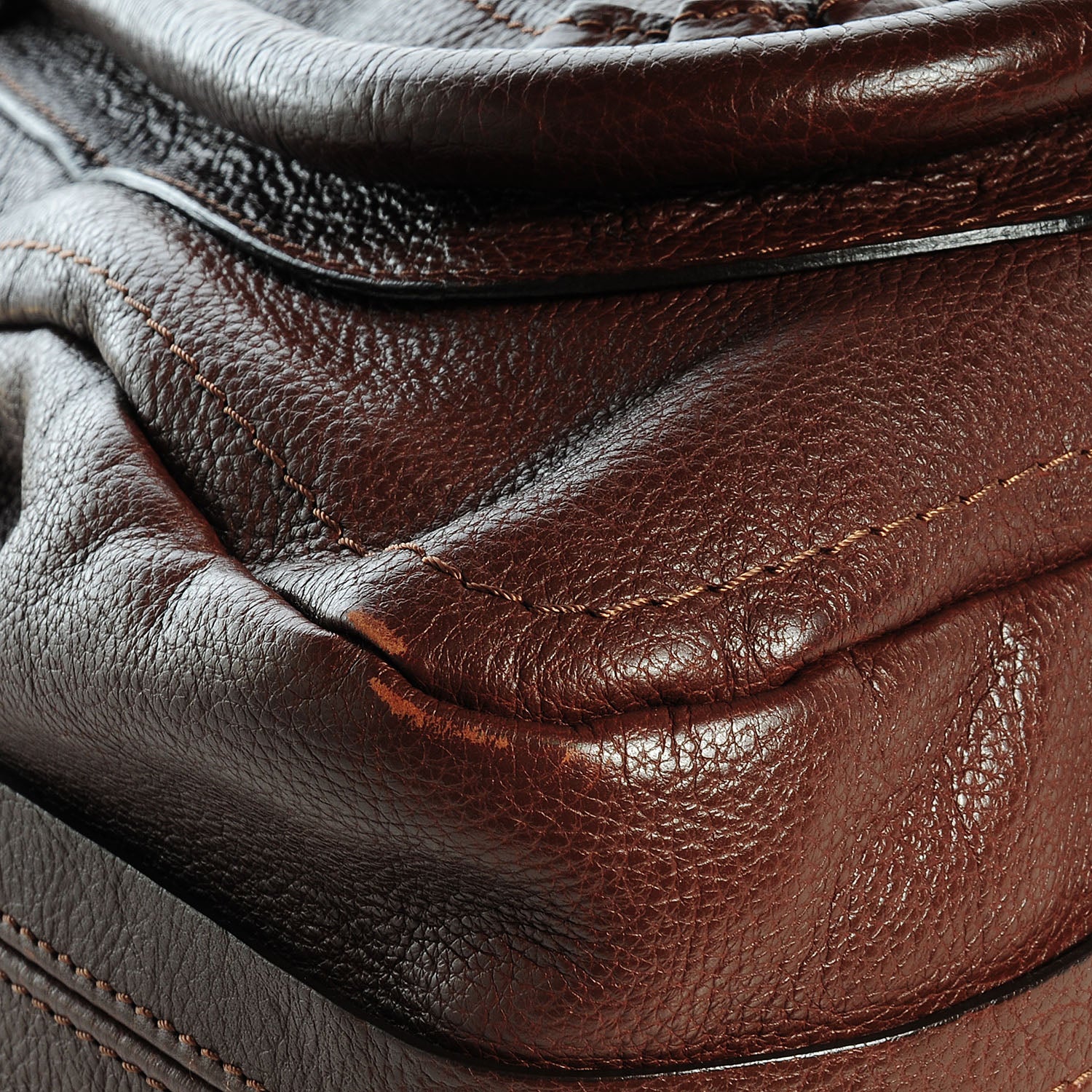 Chloe Calfskin Large Paraty Chocolate 5 of 10