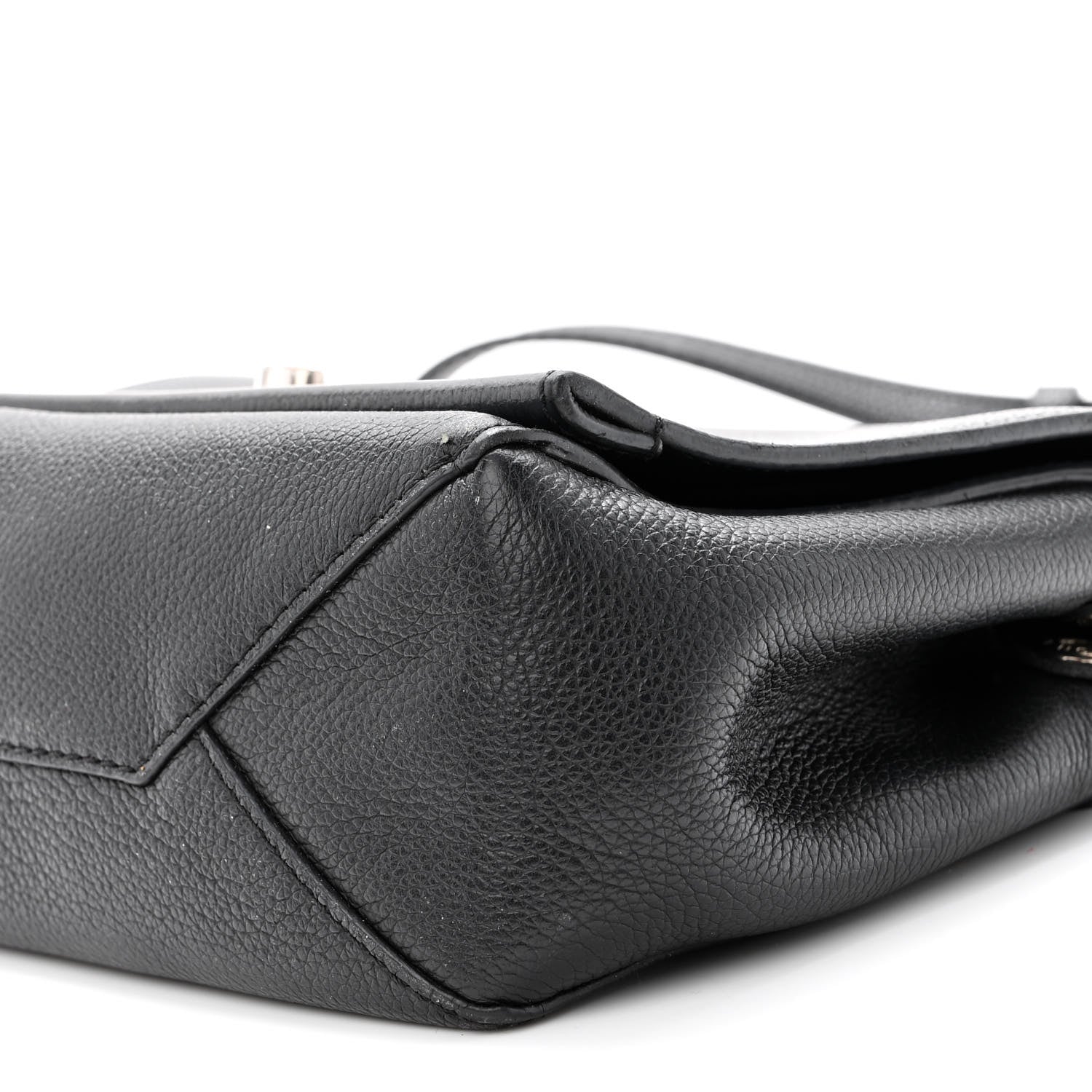 Louis Vuitton Calfskin Lockme II Chain Bag BB Black 9 of 9