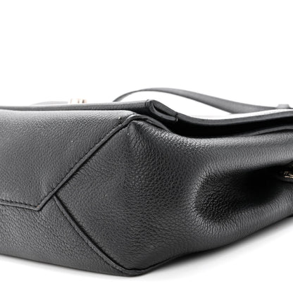 Louis Vuitton Calfskin Lockme II Chain Bag BB Black 9 of 9