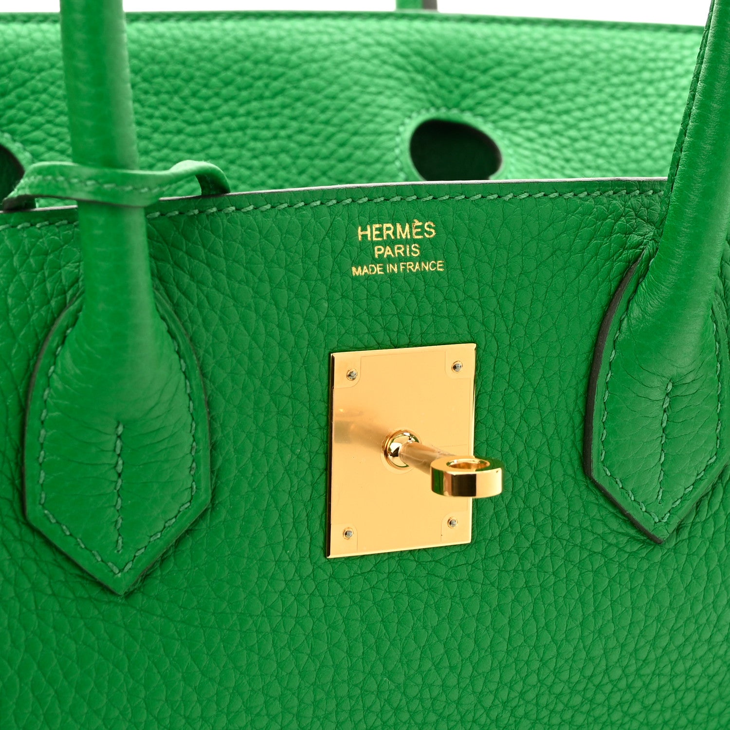 Hermes Togo Birkin 30 Bambou 6 of 10