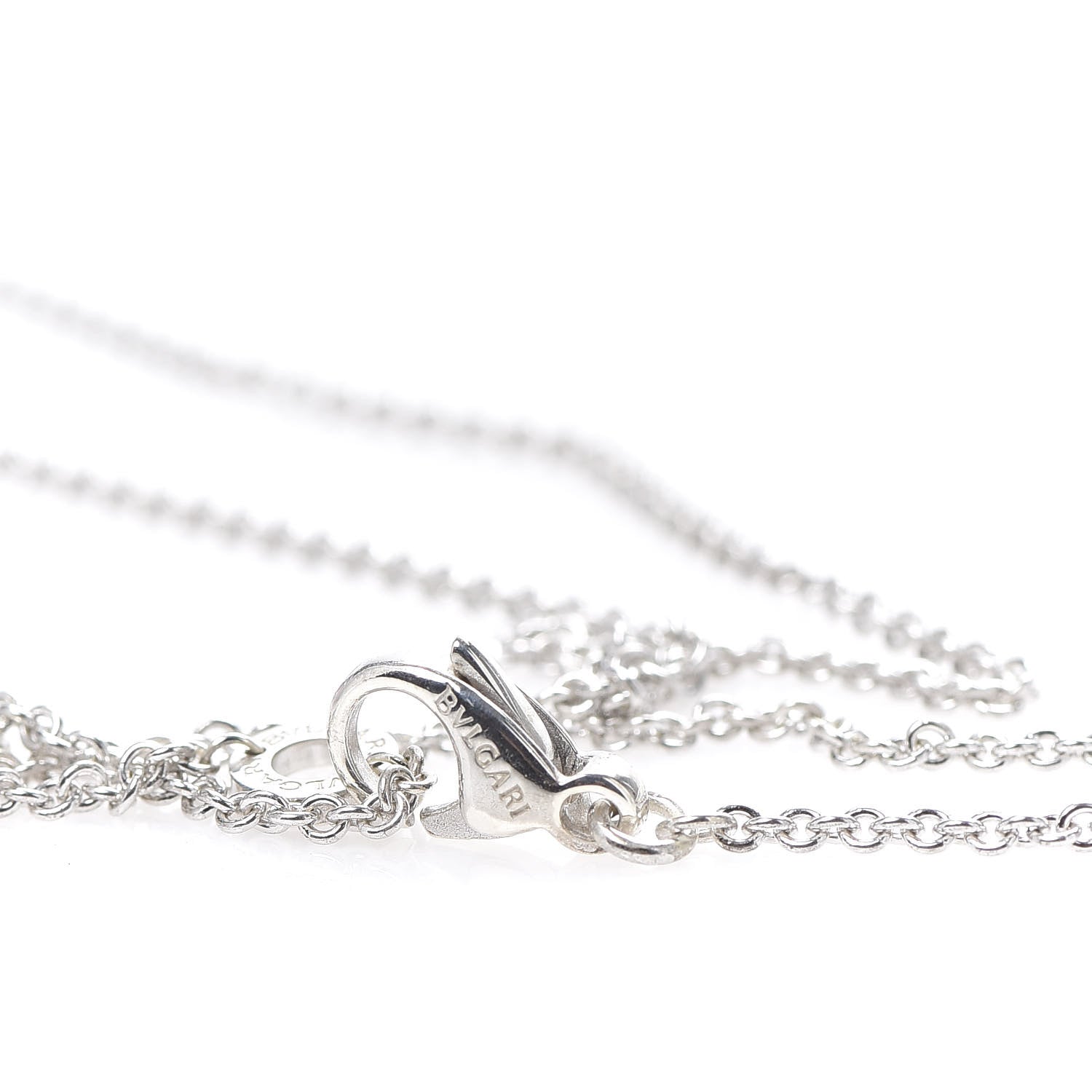 Bulgari Sterling Silver Ceramic Save The Children Pendant Necklace 7 of 7