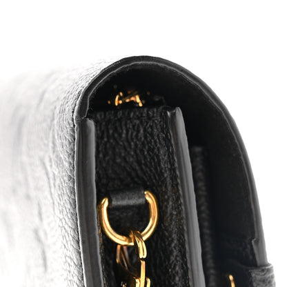 Louis Vuitton Empreinte Vavin Chain Wallet Black 14 of 16