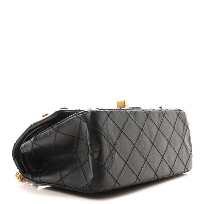 Chanel Aged Calfskin Lucky Charms 2.55 Reissue 224 Flap Black 4 of 10