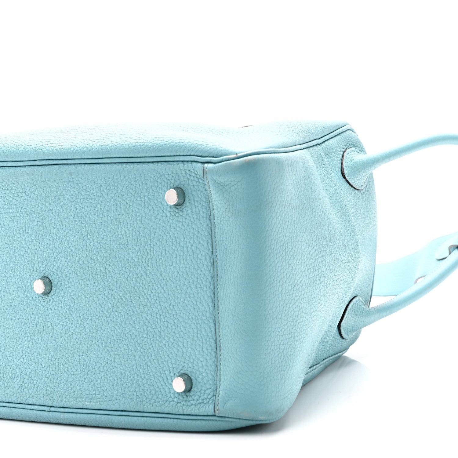 Hermes Taurillon Clemence Lindy 34 Bleu Atoll 10 of 10
