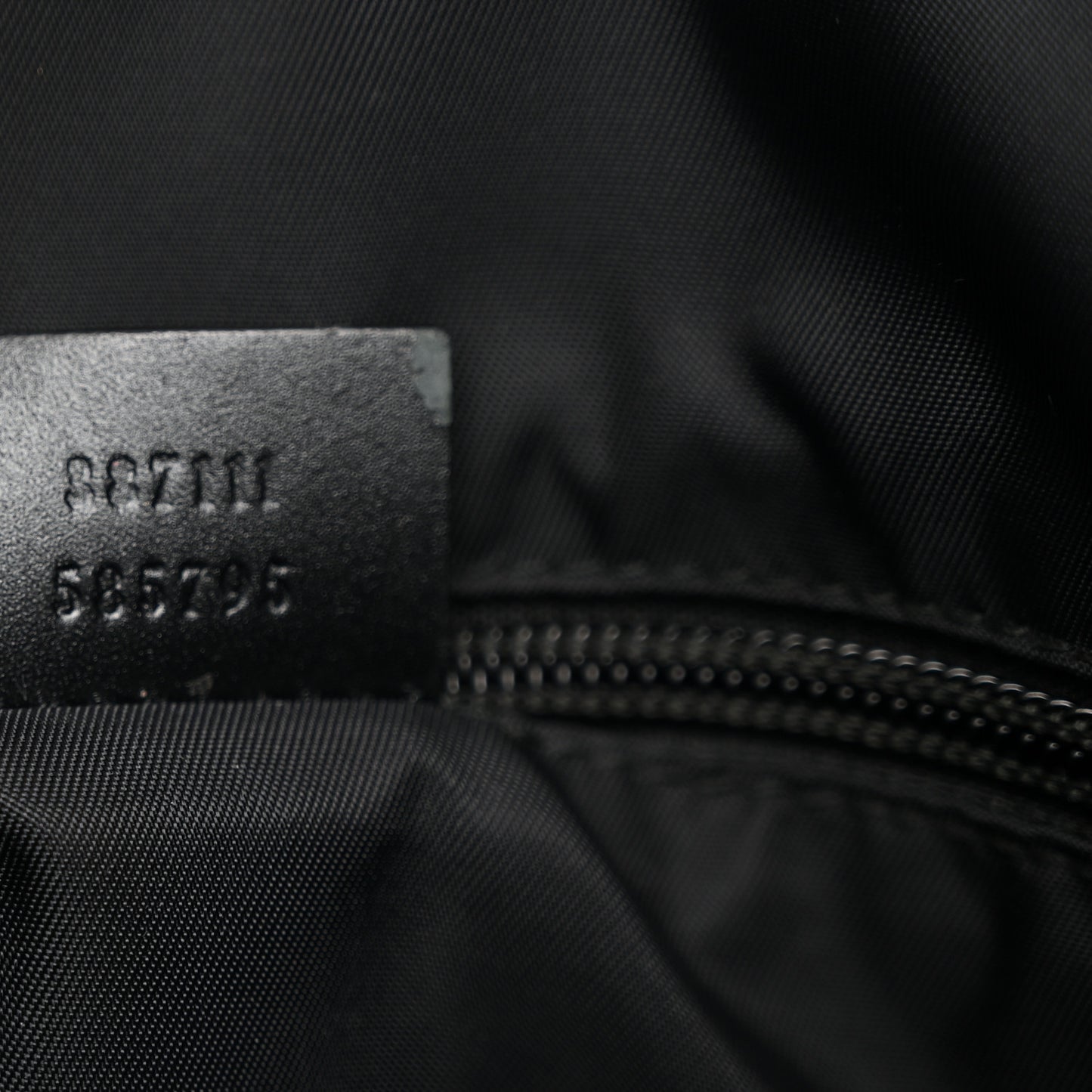 GG Supreme Monogram Web Messenger Bag Black