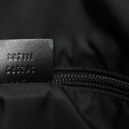 Gucci GG Supreme Monogram Web Messenger Bag Black 7 of 13