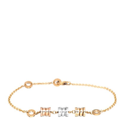 Bulgari 18K Yellow Rose White Gold B.Zero1 Bracelet 1 of 5