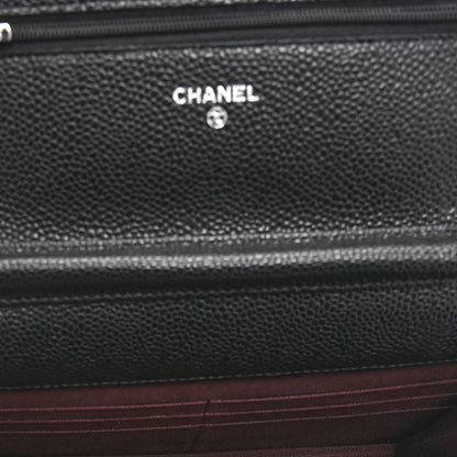 Chanel Caviar Quilted Wallet on Chain WOC Black 5 of 11