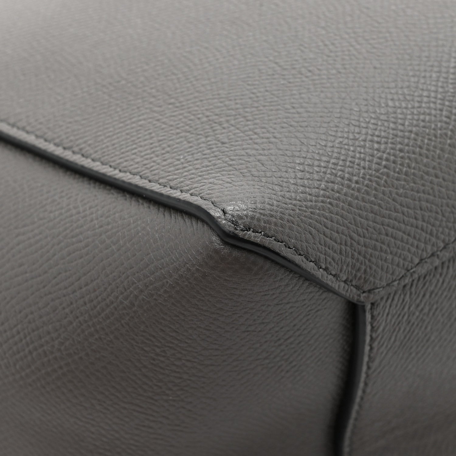 Celine Grained Calfskin Micro Belt Bag Grey 12 of 12