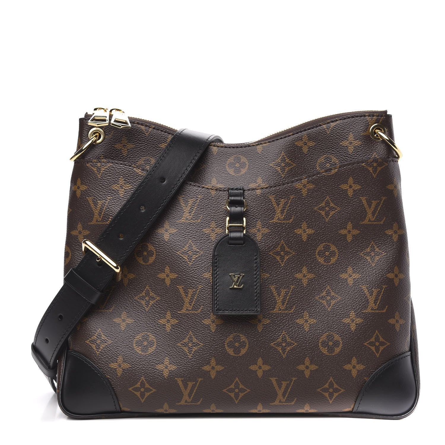 Louis Vuitton Monogram Odeon MM Black 1 of 9