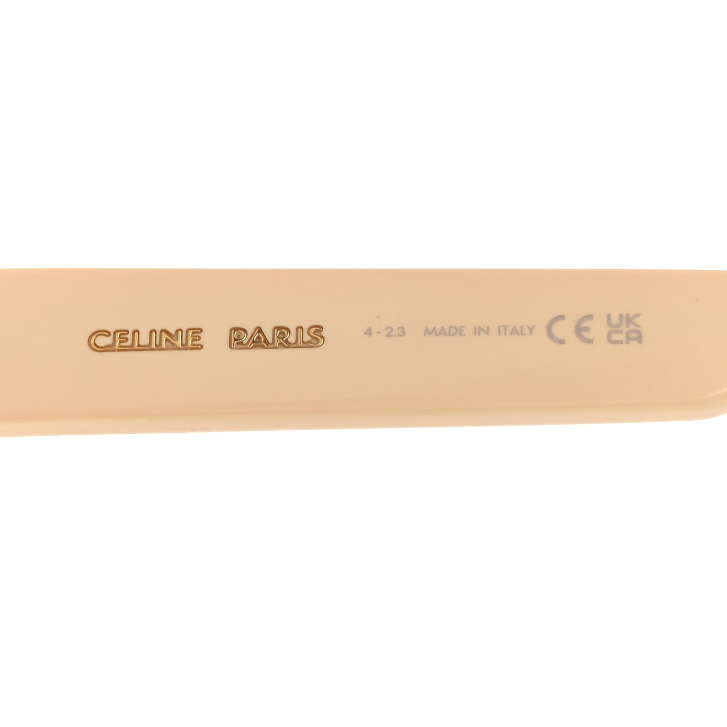 Celine Acetate Triomphe 01 Sunglasses CL 40194U Beige 6 of 6