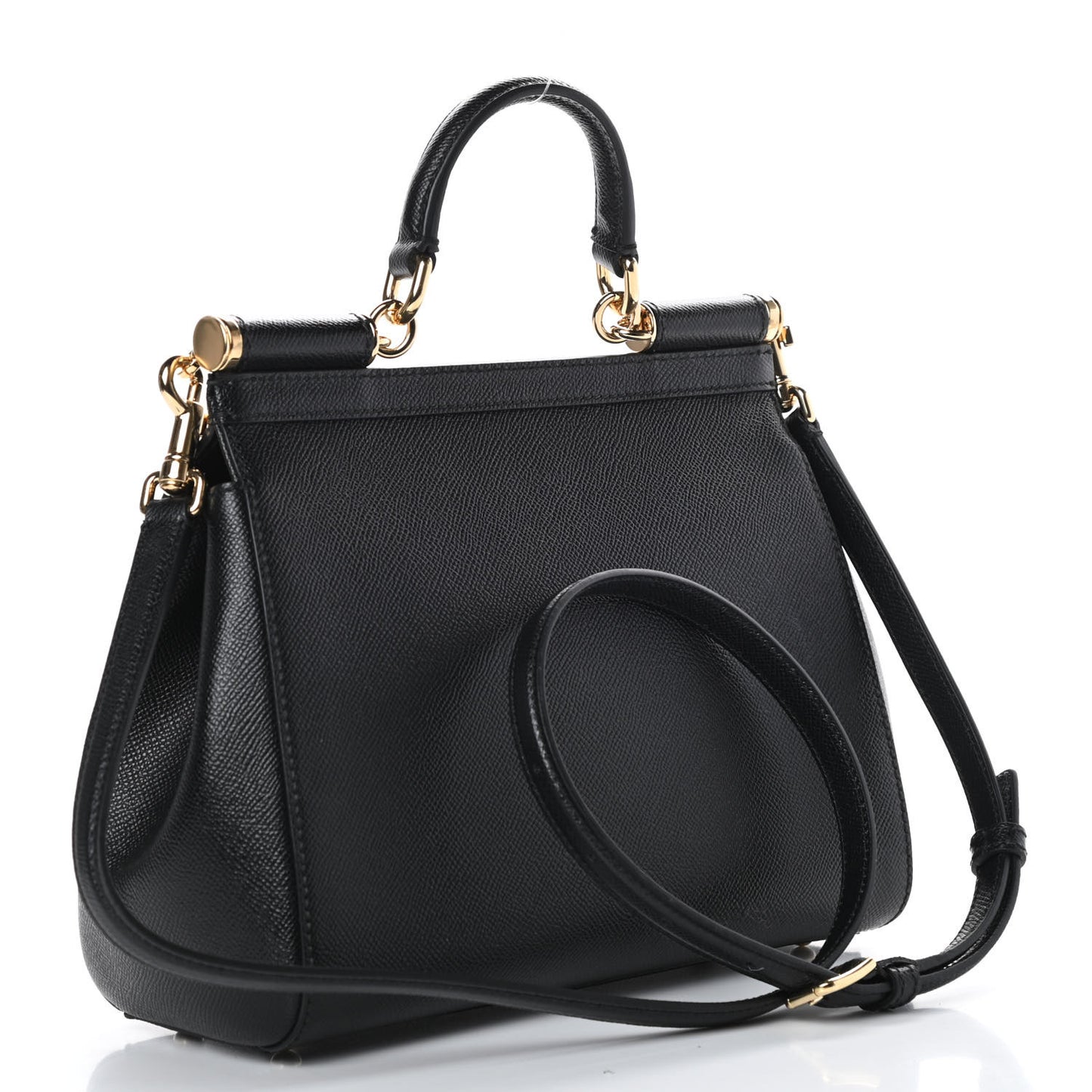Dauphine Medium Miss Sicily Satchel Black